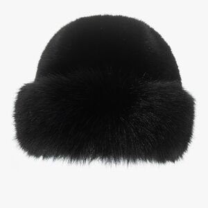 Elegant Black Fur Hat
